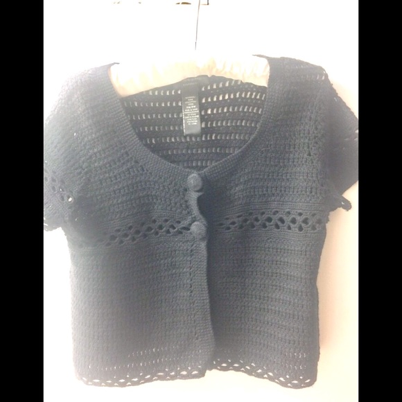 Cable & Gauge petite crop sweater - Picture 1 of 3